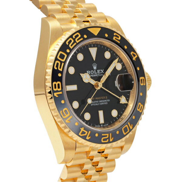 ロレックス ROLEX GMTマスターII 126718GRNR ブラック/ドット文字盤 新品 腕時計 メンズ