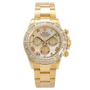 ロレックス ROLEX コスモグラフ デイトナ 116568BR イエロ―/ローマ文字盤 中古 腕時計 メンズ