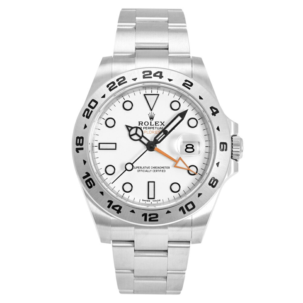ロレックス ROLEX エクスプローラーII 216570 ホワイト文字盤 中古 腕時計 メンズ