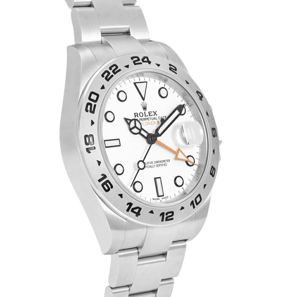 ロレックス ROLEX エクスプローラーII 216570 ホワイト文字盤 中古 腕時計 メンズ