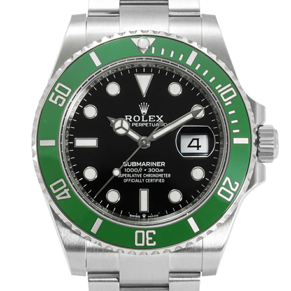 ロレックス ROLEX サブマリーナー デイト 126610LV ブラック/ドット文字盤 新品 腕時計 メンズ