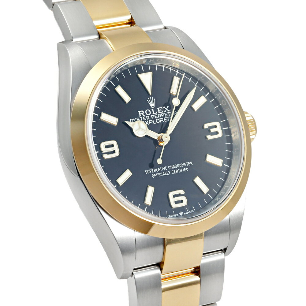 ロレックス ROLEX エクスプローラー 36 124273 ブラック文字盤 新品 腕時計 メンズ