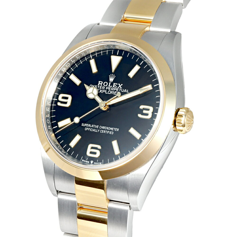 ロレックス ROLEX エクスプローラー 36 124273 ブラック文字盤 新品 腕時計 メンズ