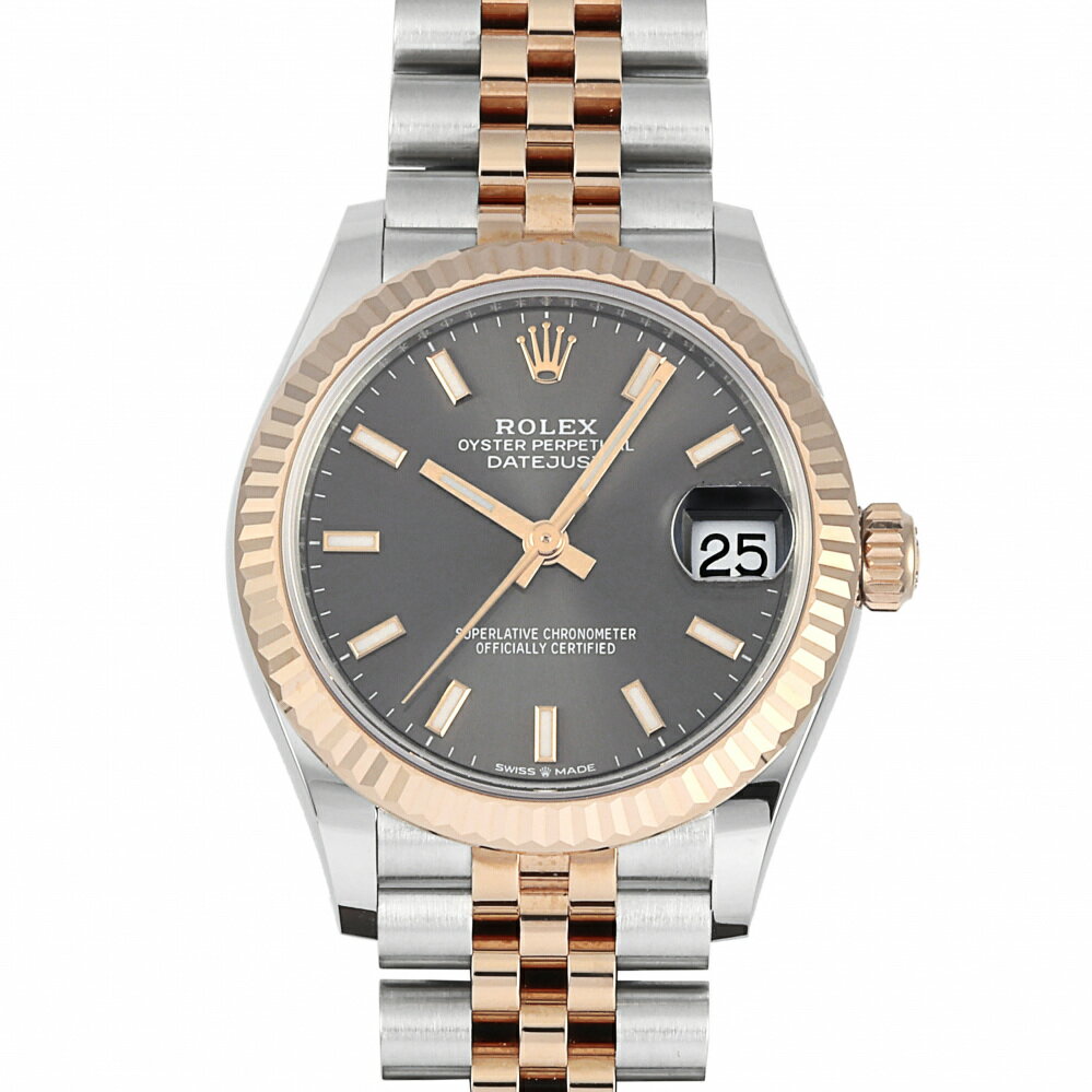 ロレックス ROLEX デイトジャスト 31 278271 スレート/バー文字盤 新品 腕時計 男女兼用