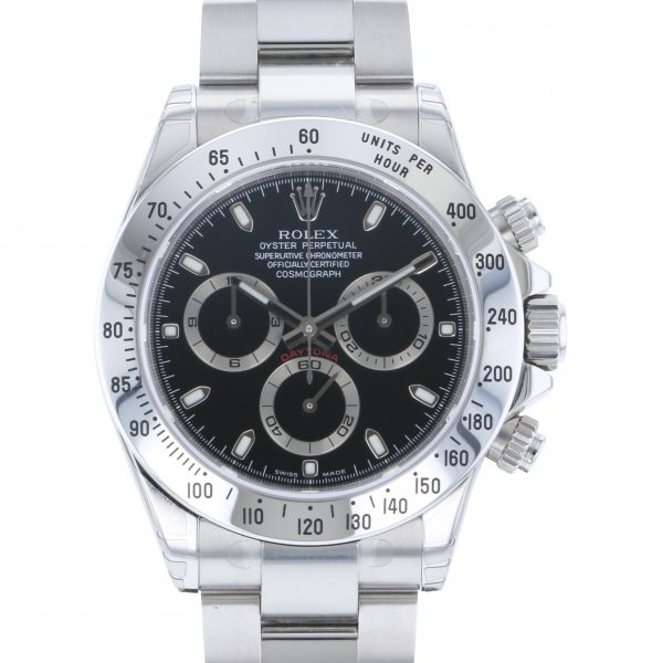ロレックスROLEXデイトナ116520ブラック文字盤未使用腕時計メンズ