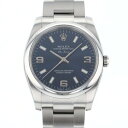 ロレックス ROLEX エアキング 114200 ブルー文字盤 中古 腕時計 メンズ