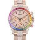 ロレックス ROLEX デイトナ レインボー パヴェダイヤ 116595RBOW ダイヤ/ピンク文字盤 新品 腕時計 メンズ