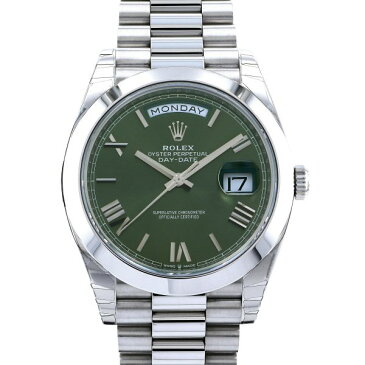 ロレックス ROLEX デイデイト 40 228206 オリーブグリーンローマ文字盤 新品 腕時計 メンズ