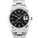 ロレックス ROLEX オイスターパーペチュアル デイト 15200 ブラック文字盤 中古 腕時計 メンズ