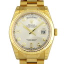 ロレックス ROLEX デイデイト 118238A シルバー文字盤 新品 腕時計 メンズ