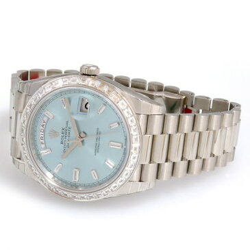 ロレックス ROLEX デイデイト40 228396TBR アイスブルー文字盤 メンズ 腕時計 【新品】