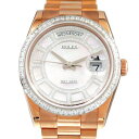 ロレックス ROLEX デイデイト36 セルティ 118395BR ホワイトシェルカルーセル文字盤 メンズ 腕時計 【新品】