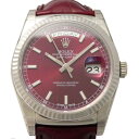 ロレックス ROLEX デイデイト36 118139 チェリー文字盤 メンズ 腕時計 【新品】