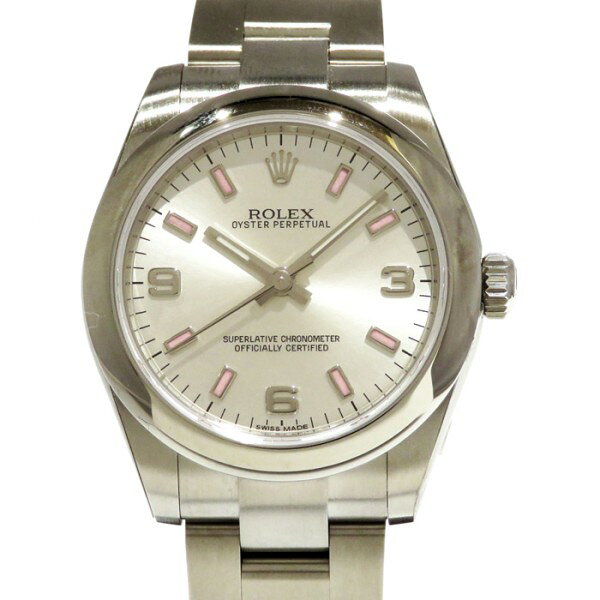 ロレックス ROLEX オイスターパーペチュアル 177200 シルバー/369アラビア文字盤 新品 ...