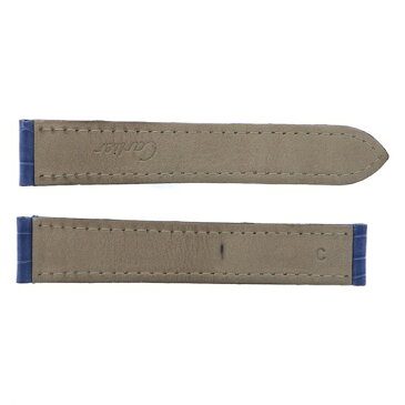 純正ストラップ STRAP カルティエ Dバックル用 青紫クロコ - レディース 替えベルト 【新品】