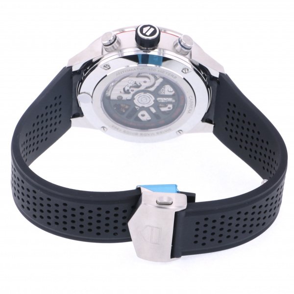 タグ・ホイヤー TAG HEUER カレラ キャリバー ホイヤー02 クロノグラフ GMT CBG2A1Z.FT6157 ブラック文字盤 新品 腕時計 メンズ