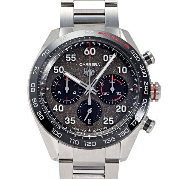 タグ・ホイヤー TAG HEUER カレラ キャリバー ホイヤー02 クロノグラフ ポルシェスペシャルエディション CBN2A1F.BA0643 グレー文字盤 新品 腕時計 メンズ