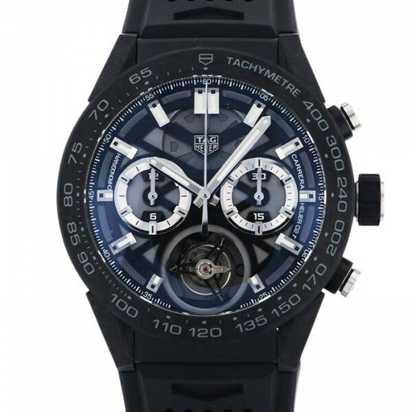 タグ・ホイヤー TAG HEUER カレラ キャリバー ホイヤー02T トゥールビヨン カーボン&チタニウム CAR5A8W.FT6071 ブラック文字盤 新品 腕時計 メンズ