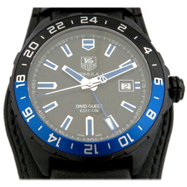 タグ・ホイヤー TAG HEUER フォーミュラ1 GMT デヴィッド・ゲッタ WAZ201A.FC8195 ブラック文字盤 メンズ 腕時計 【新品】