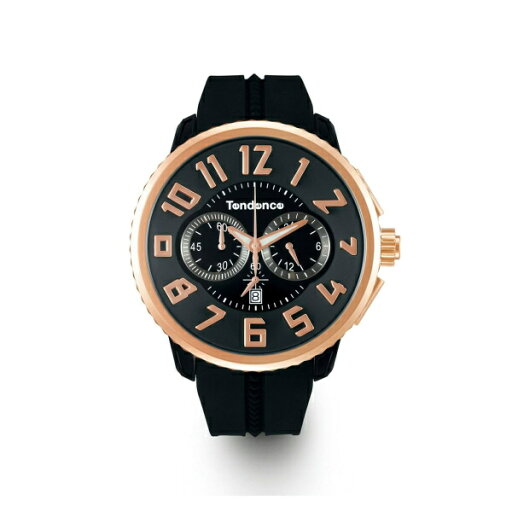 テンデンス TENDENCE ガリバー TG046012R ブラック文字盤 腕時計 メンズ テンデンス TENDENCE ガリバー TG046012R ブラック文字盤 腕時計 メンズ