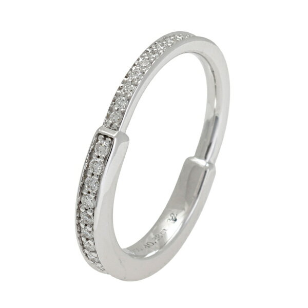 ティファニー ロック K18ホワイトゴールド リング 中古のサムネイル