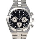ヴァシュロン・コンスタンタン VACHERON CONSTANTIN オーヴァーシーズ クロノグラフ 5500V/110A-B481 ブラック/シルバー文字盤 中古 腕時計 メンズ(2)