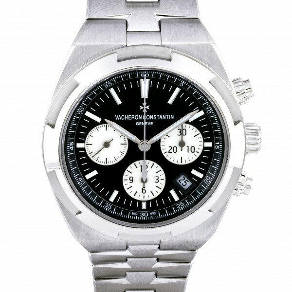 ヴァシュロン・コンスタンタン VACHERON CONSTANTIN オーヴァーシーズ クロノグラフ 5500V/110A-B481 ブラック/シルバー文字盤 中古 腕時計 メンズ