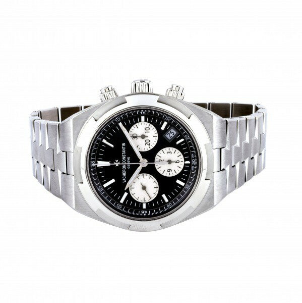 ヴァシュロン・コンスタンタン VACHERON CONSTANTIN オーヴァーシーズ クロノグラフ 5500V/110A-B481 ブラック/シルバー文字盤 中古 腕時計 メンズ