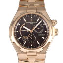 ヴァシュロン・コンスタンタン VACHERON CONSTANTIN オーヴァーシーズ デュアルタイム 47450/B01R-9229 ブラウン文字盤 中古 腕...
