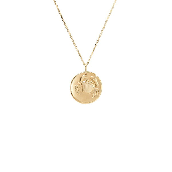 ヴァンクリーフ&アーペル ゾディアック メダル カンクリ (蟹座) K18イエローゴールド ネックレス 中古