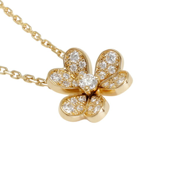 ヴァンクリーフ＆アーペル フリヴォル ミニ K18イエローゴールド ネックレス 中古