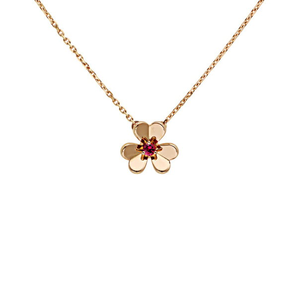 ヴァンクリーフ＆アーペル フリヴォル ミニ K18ローズゴールド ネックレス 中古のサムネイル