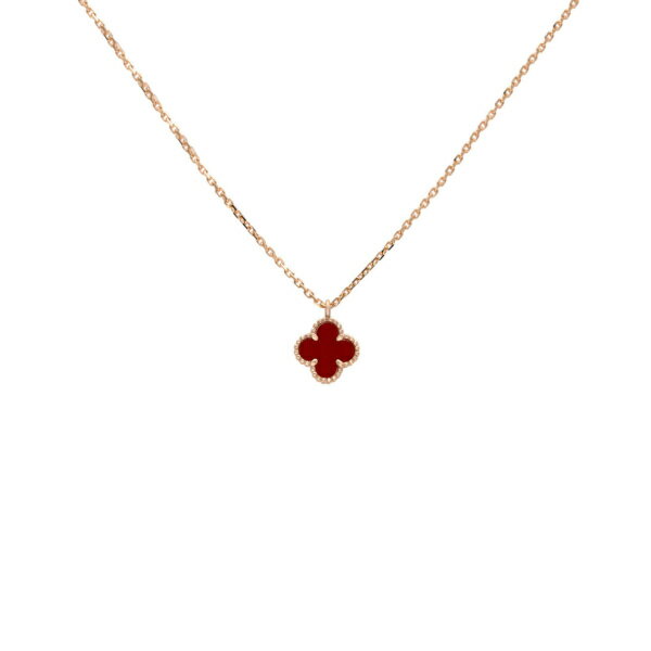 ヴァンクリーフ＆アーペル スウィートアルハンブラ K18ローズゴールド ネックレス 中古のサムネイル