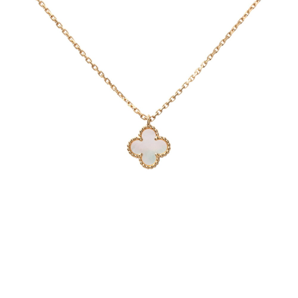 ヴァンクリーフ＆アーペル スウィートアルハンブラ K18イエローゴールド ネックレス 中古のサムネイル