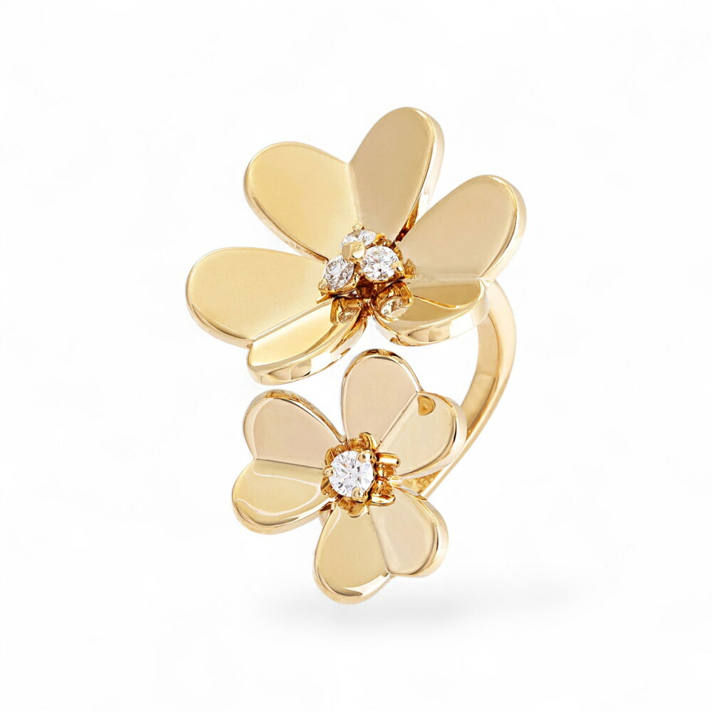 ヴァンクリーフ＆アーペル フリヴォル アントレ レ ドア リング K18イエローゴールド 中古のサムネイル