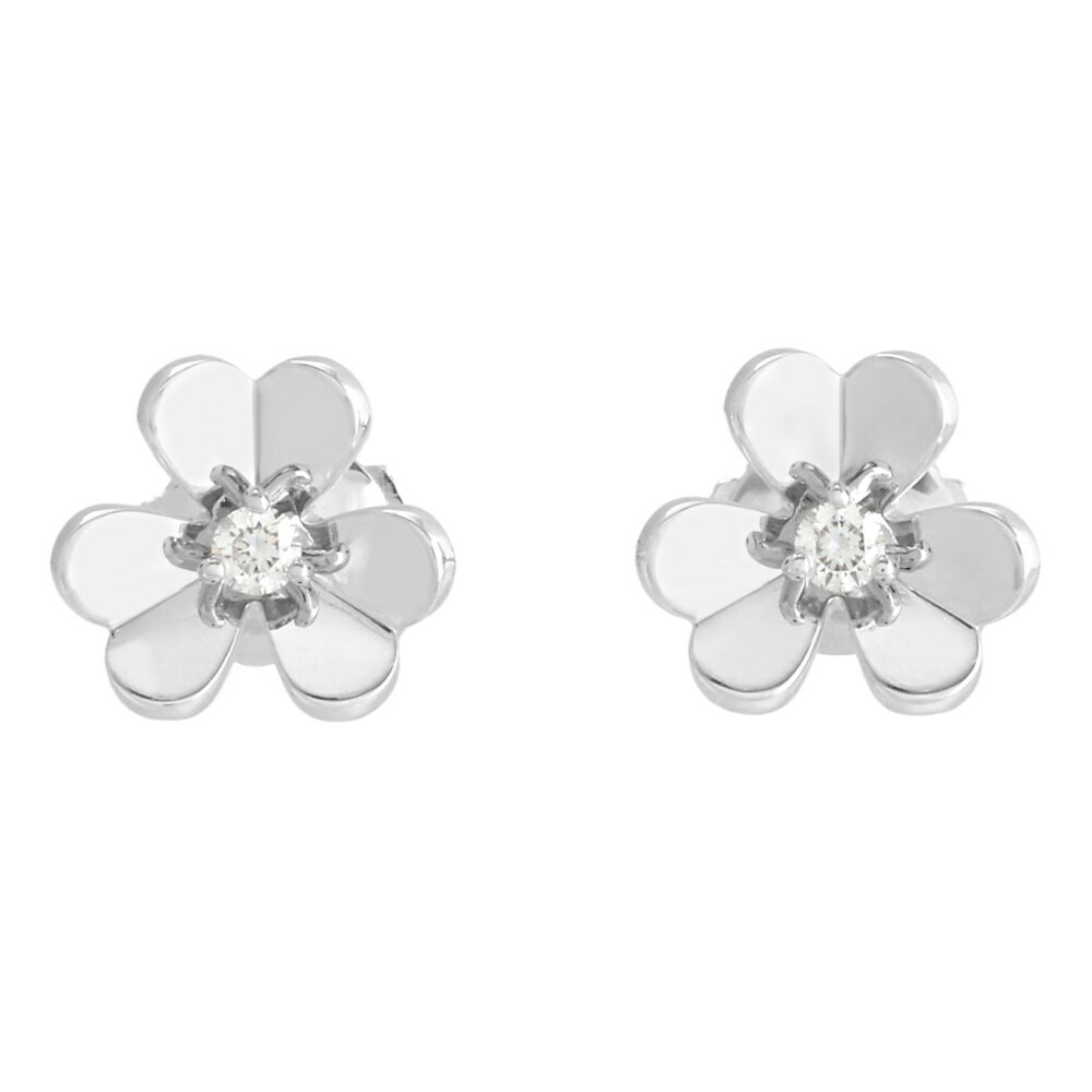 ヴァンクリーフ＆アーペル フリヴォル ミニモデル K18ホワイトゴールド ピアス 中古のサムネイル