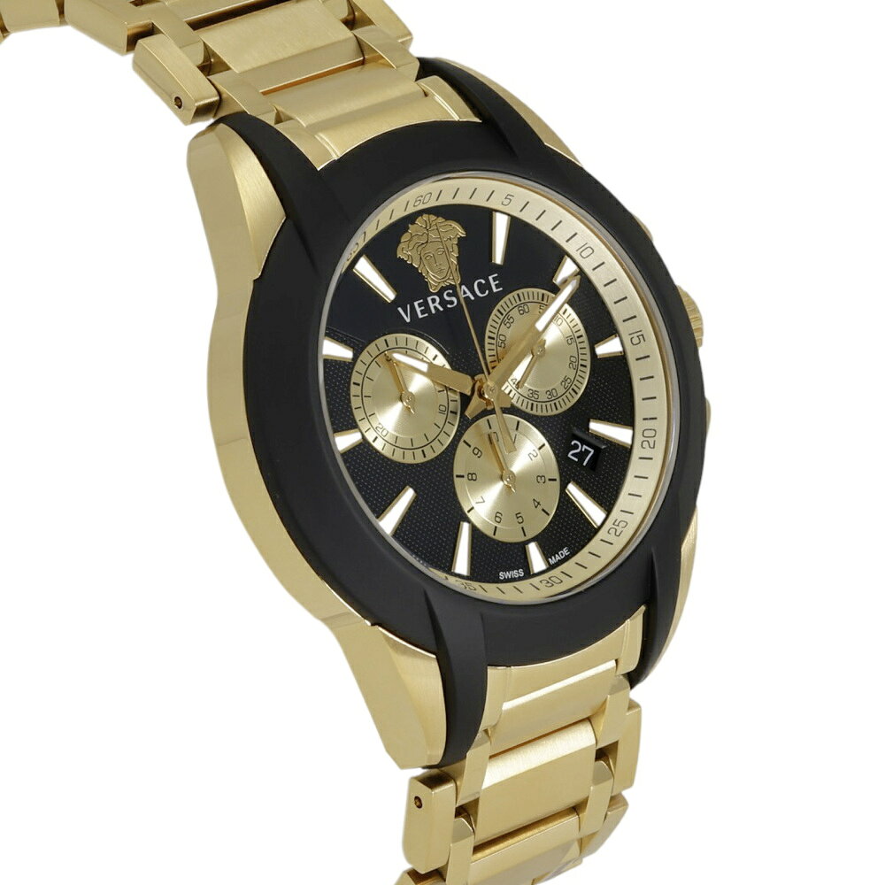 ヴェルサーチ Versace キャラクタークロノ VEM800524 ブラック文字盤 腕時計 メンズ yukizaki-10188416 ジェムキャッスルゆきざき サンプル画像3
