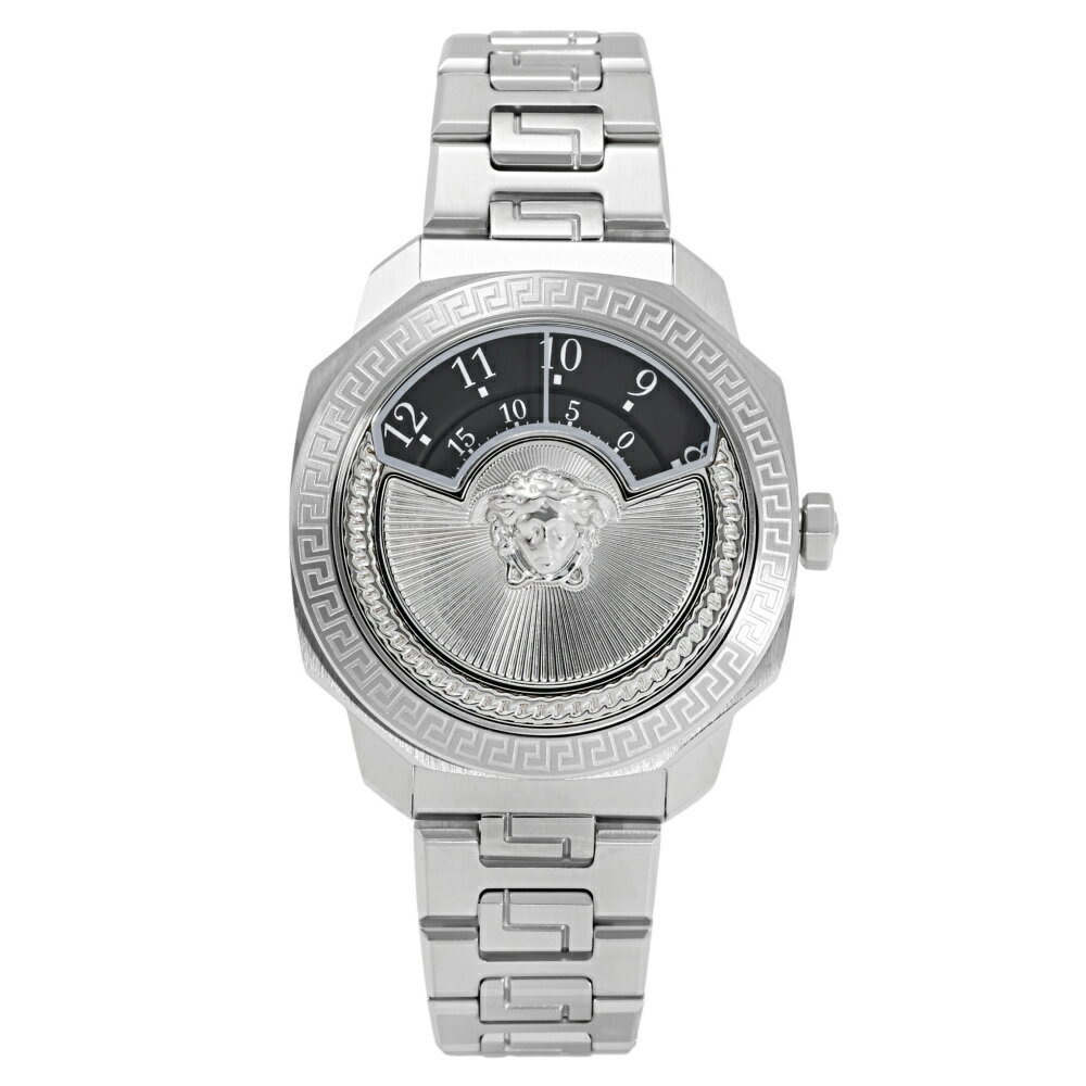 ヴェルサーチ Versace ディロス VQU030015 シルバー文字盤 新品 腕時計 メンズ