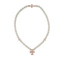 ユキザキ ダブルトップ SHIZUKU K18ピンクゴールド ダイヤモンド パール W50349.2.22 ネックレス