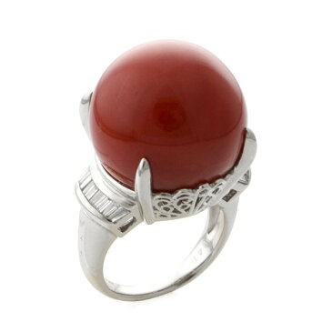 ユキザキセレクトジュエリー YUKIZAKI SELECT JEWELRY リング プラチナ サンゴ リング - レディース ジュエリー 【新品】