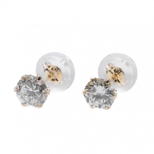 K18イエローゴールド ダイヤモンド ピアス(4)