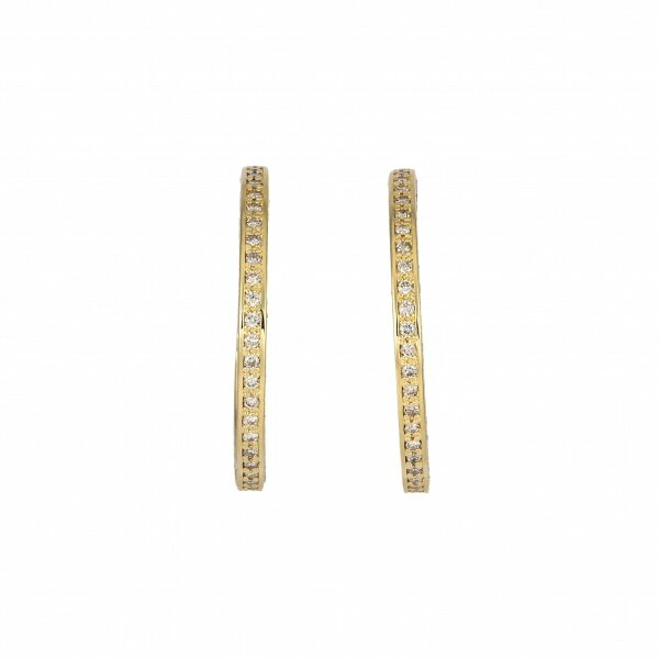 K18イエローゴールド ダイヤモンド ピアス