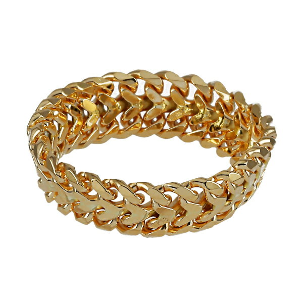 K18イエローゴールド チェーン リング