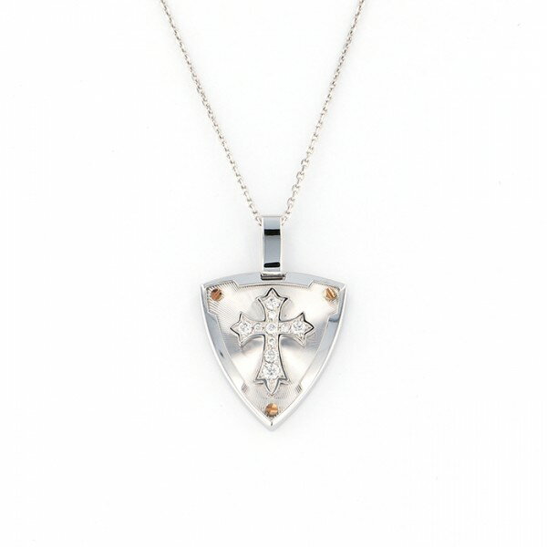 K18WG ホワイトゴールド K18PG ピンクゴールド ダイヤモンド OTHER ネックレス クロス