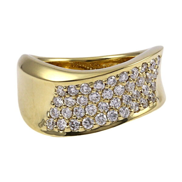 K18イエローゴールド ダイヤモンド リング