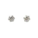 プラチナ900 ダイヤモンド ピアス(4)