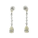 プラチナ900 ダイヤモンド ピアス