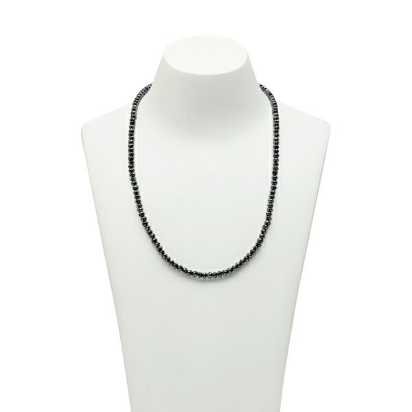 ジェムキャッスルゆきざきのプラチナ850 ブラックダイヤ ネックレス｜アングル2