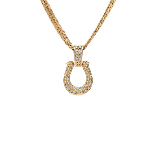 K18イエローゴールド ダイヤモンド ネックレス