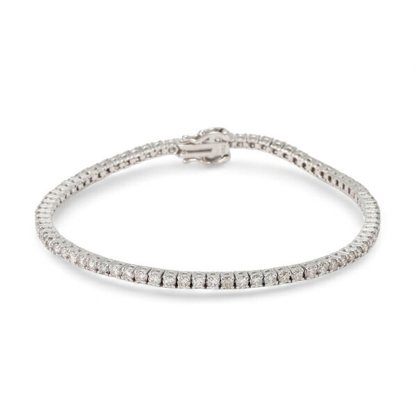 K18ホワイトゴールド ダイヤモンド テニス ブレスレット